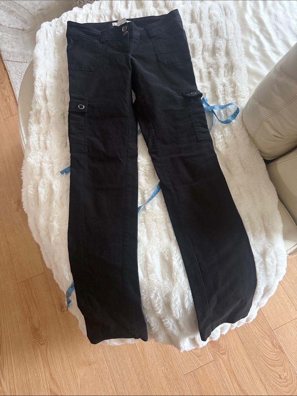 Dynamite Women’s Black Cargo Pants Y2K Size 5